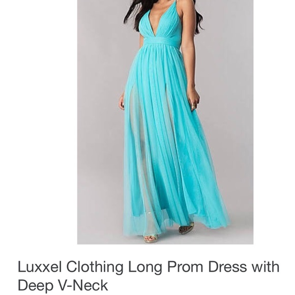 NWT Luxxel Tulle Gown - Picture 7 of 8